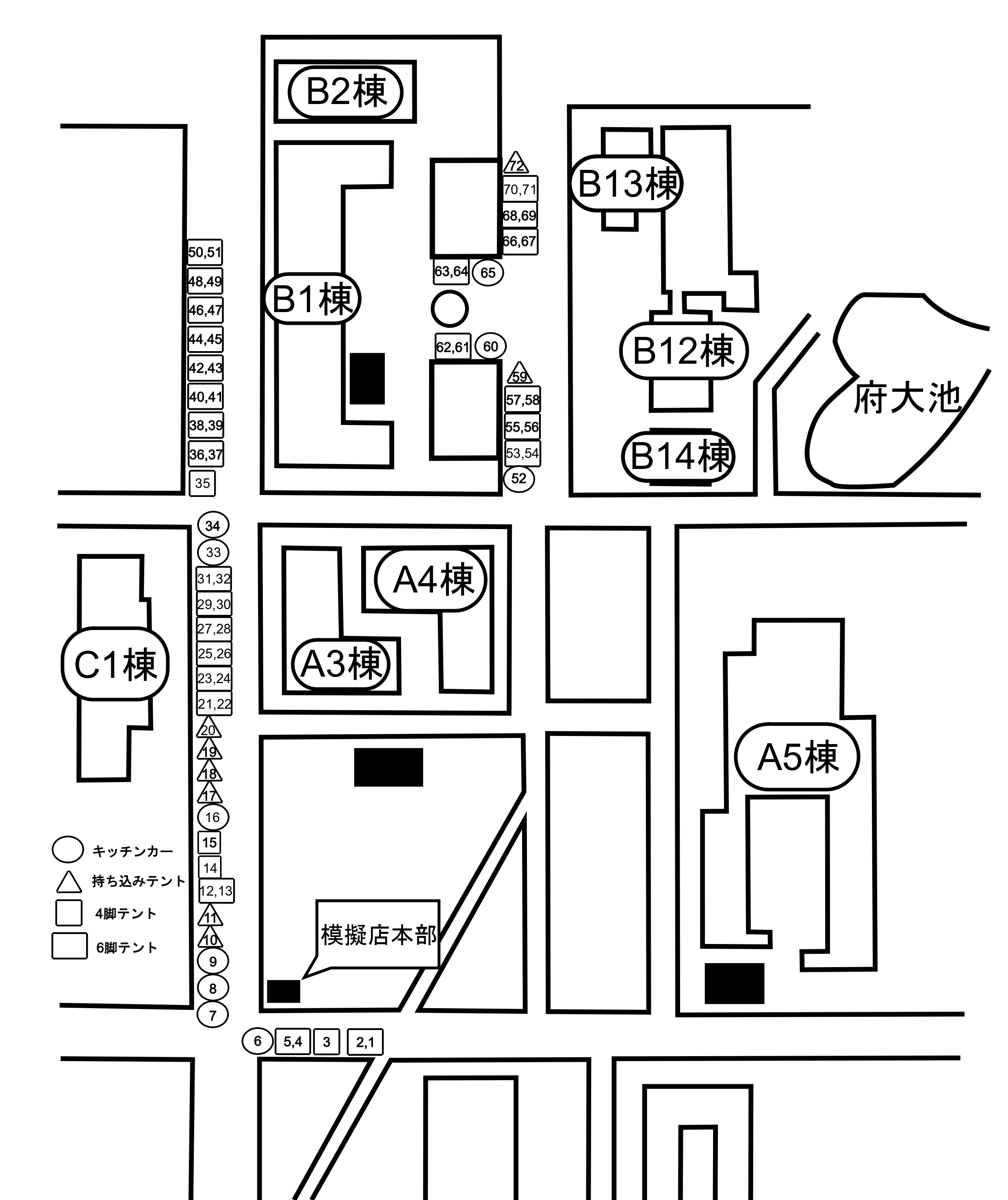 模擬店マップ